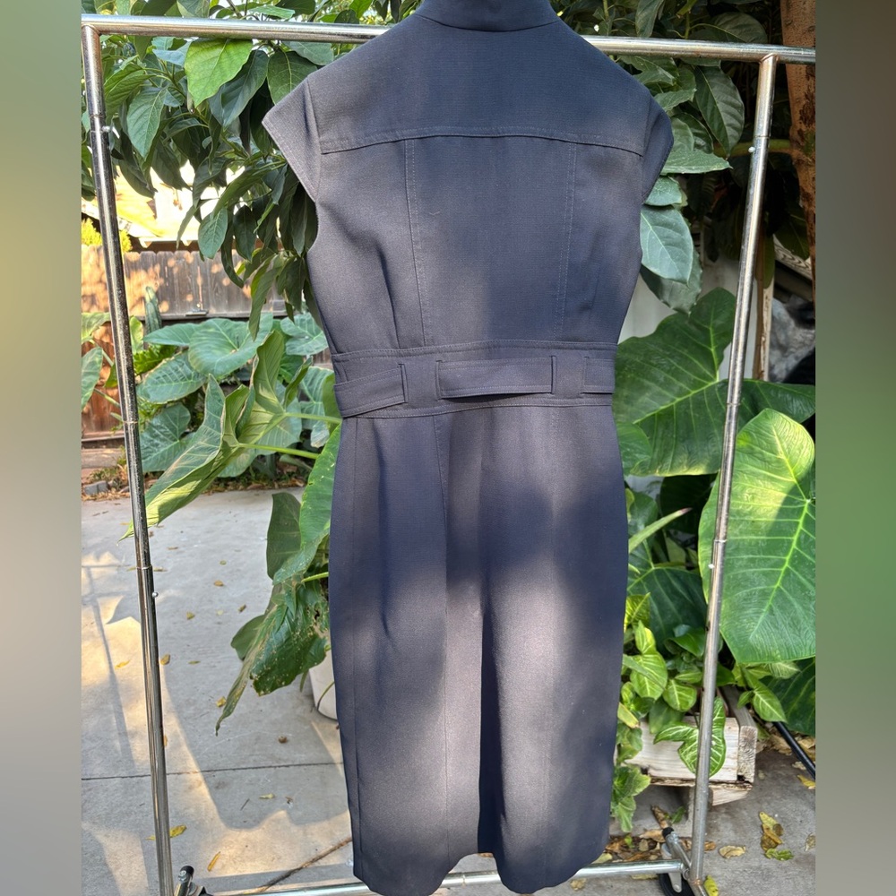Calvin Klein Charcoal Button-Down Midi Dress - Picture 2 of 3